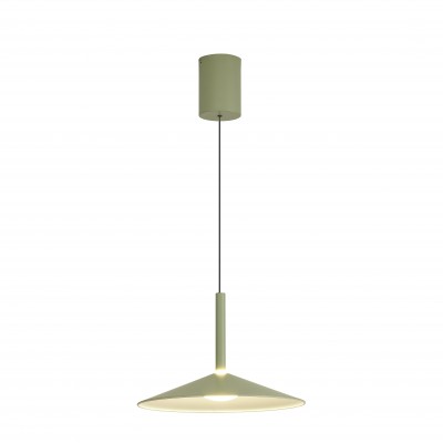 Lustra/Pendul LED reglabil CALICE verde 9W