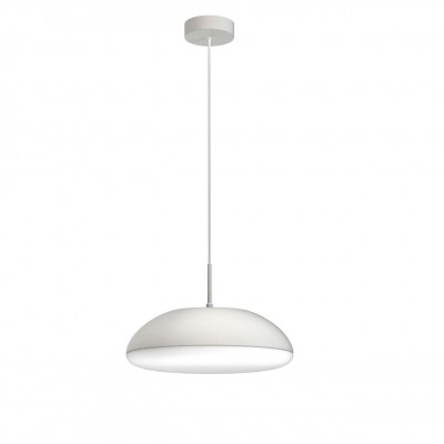 Lustra/Pendul design modern KAZZ 4L alb