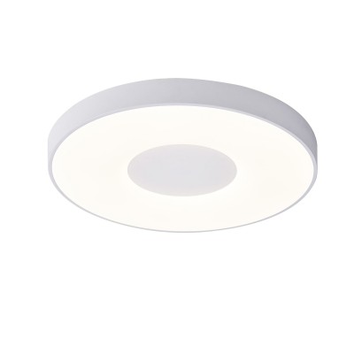 Plafoniera LED Smart dimabila cu telecomanda COIN Ø65cm alba