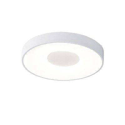 Plafoniera LED Smart dimabila cu telecomanda COIN Ø50cm alba