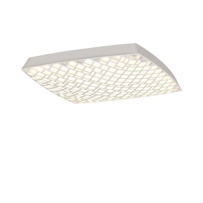 Plafoniera LED dimabila cu telecomanda URBAN alba 56W 