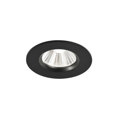 Spot incastrabil baie LED dimabil Fremont IP65 4000K negru