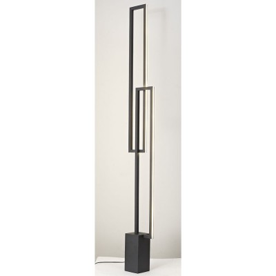 Lampadar LED dimabil design minimalist MURAL negru