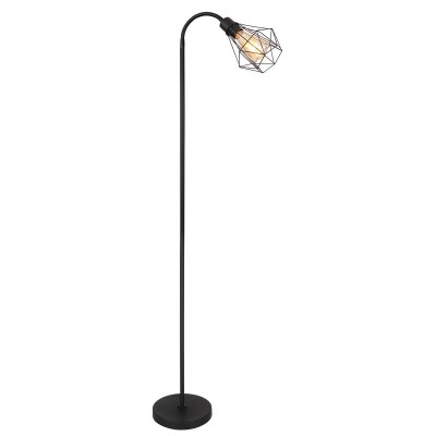 Lampadar, lampa de podea design modern Isabella negru mat
