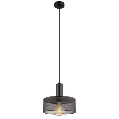 Pendul design industrial JEDD negru 25cm