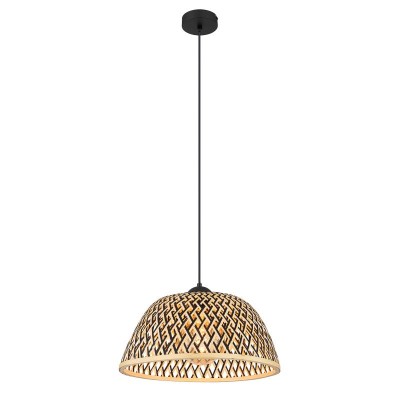 Pendul design industrial Colly negru, natur