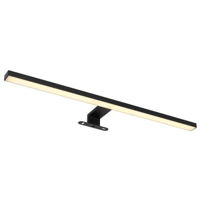 Aplica LED pentru baie design modern IP44 Jaime negru, opal