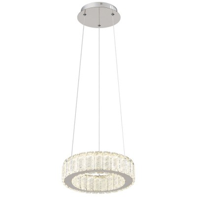 Lustra LED cu telecomanda design modern Mucky crom