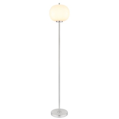 Lampadar, lampa de podea design modern Blacky I nichel