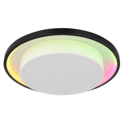 Plafoniera LED RGB cu telecomanda design industrial Morgan 39,5cm