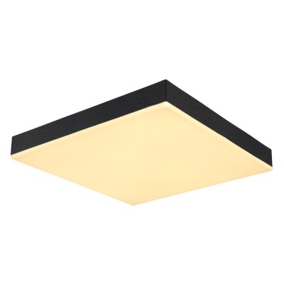 Plafoniera LED dimabil design modern Doro negru 30x30cm