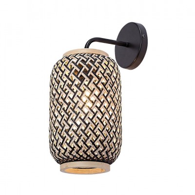 Aplica de perete design industrial Adalla rattan