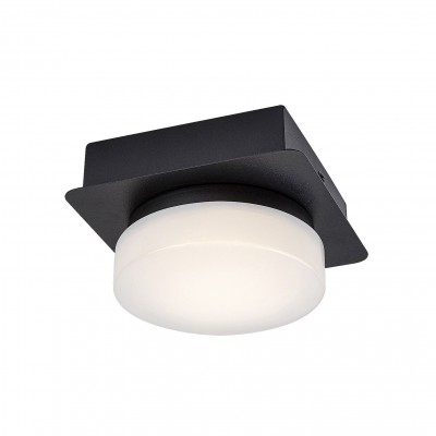 Plafoniera LED pentru baie design modern IP44 Attichus negru, alb