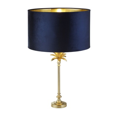 Veioza, Lampa de masa eleganta Palm bleumarin