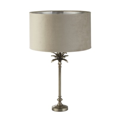 Veioza, Lampa de masa eleganta Palm taupe