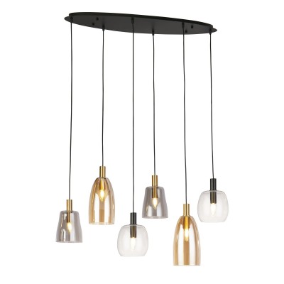 Lustra cu 6 pendule design modern Divine