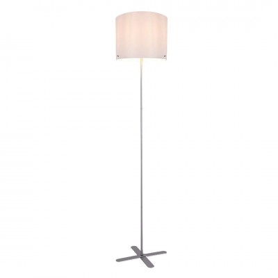 Lampadar, lampa de podea design modern Izander alb, argintiu