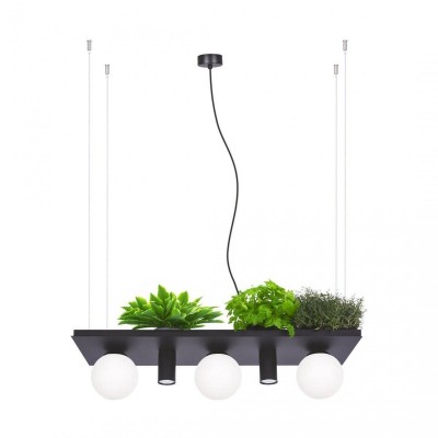 Lustra suspendata cu suport pentru plante PLANT SHELF