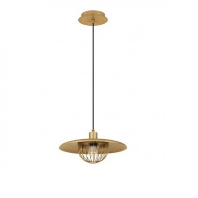 Lustra /Pendul metalic design modern FOX auriu