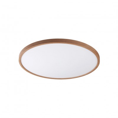 Plafoniera LED moderna design slim CAMI 50cm, wood