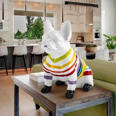Figurina decorativa caine bulldog Frenchi