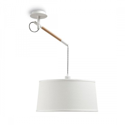 Lustra/Pendul design modern NORDICA alba