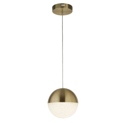 Lustra, Pendul LED Marbles alama satinata