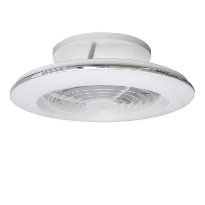 Lustra LED Smart cu Ventilator si telecomanda ALISIO MINI alb