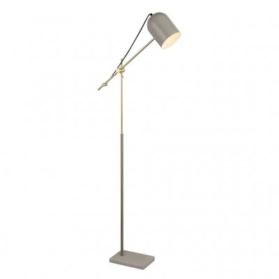 Lampadar/Lampa de podea design decorativ Odyssey gri/auriu