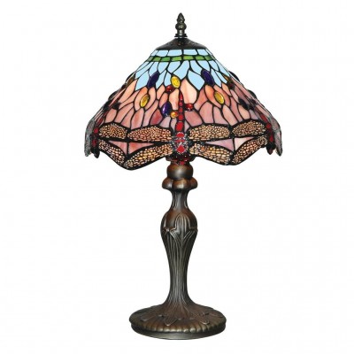 Veioza/Lampa de masa cu sticla tiffany Dragonfly