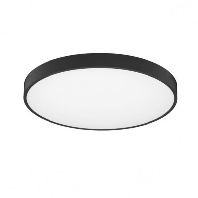 Plafoniera LED moderna design slim PERFECT 60cm negru 3000K Dimmable