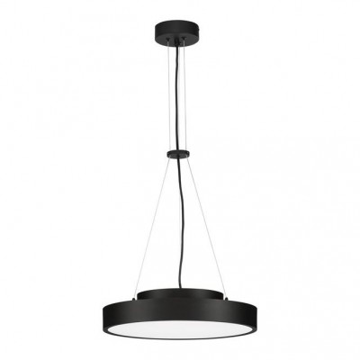 Lustra LED suspendata design circular PERFECT 40cm negru 3000K Dimmable