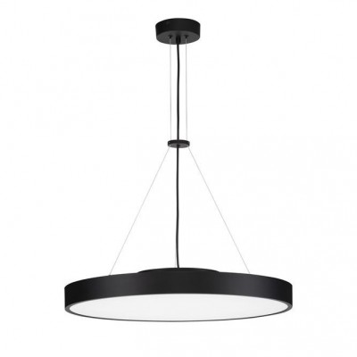 Lustra LED suspendata design circular PERFECT 60cm negru 3000K Dimmable