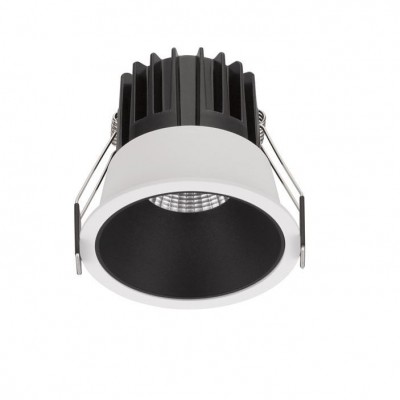 Spot LED incastrabil tavan fals / plafon LUELA 3000K alb/negru