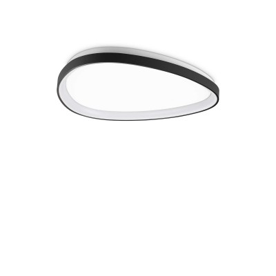 Plafoniera LED design circular GEMINI pl d061 on-off negru