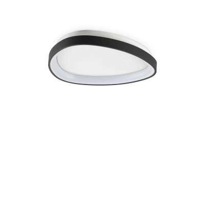 Plafoniera LED design circular GEMINI pl d042 on-off negru