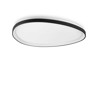 Plafoniera LED XL design circular GEMINI pl d081 on-off negru