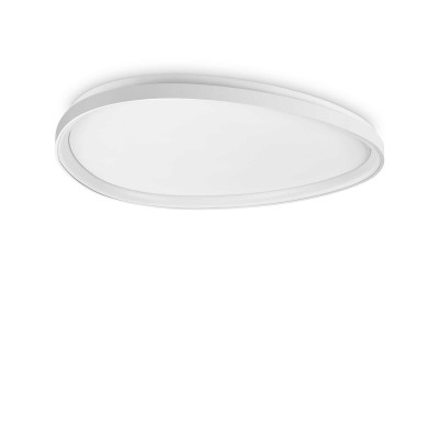 Plafoniera LED XL design circular GEMINI pl d081 dali/push alba