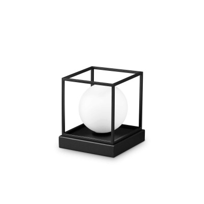 Veioza/Lampa de masa design decorativ Lingotto tl1 small negru