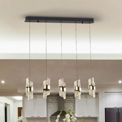 Lustra LED suspendata design elegant Iliada 5L