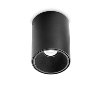 Spot LED aplicat Nitro pl round d10 negru