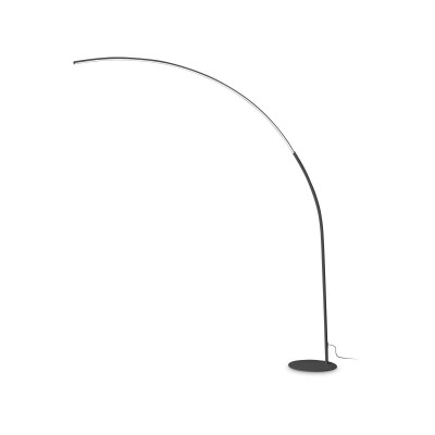 Lampadar LED modern tip arc Comet pt negru