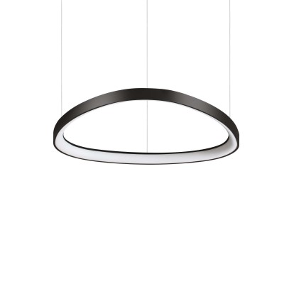 Lustra LED suspendata design circular Gemini sp d061 dali/push negru