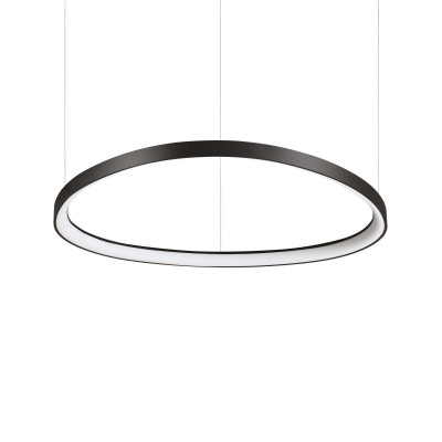 Lustra LED suspendata design circular Gemini sp d081 dali/push negru