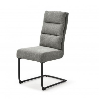 Set de 2 scaune Comfort tesatura structurala gri