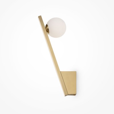 Aplica de perete design modern minimalist Kazimir auriu/alb