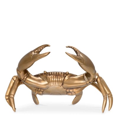 Obiect decorativ din alama masiva design LUX Crab