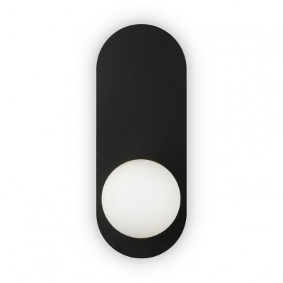 Aplica de perete design modern minimalist Bao negru