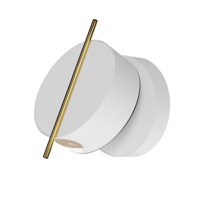 Aplica LED ambientala reglabila design modern minimalist Nuance alb/auriu