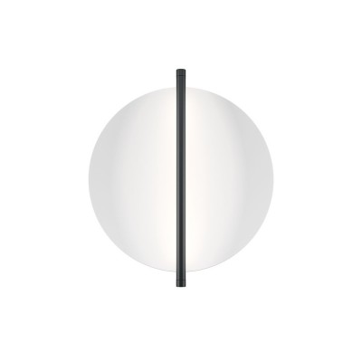 Aplica LED ambientala design modern Mira negru/alb